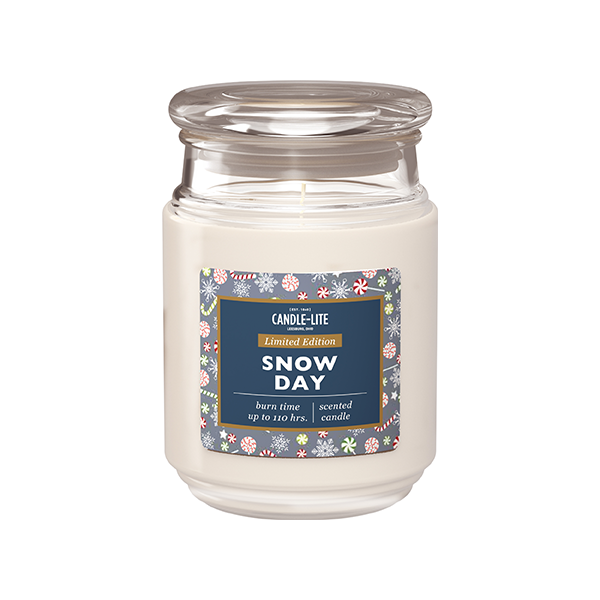 Candle-Lite - Snow Day - plantaardige geurkaars - grote pot- 510 gram Candle-Lite