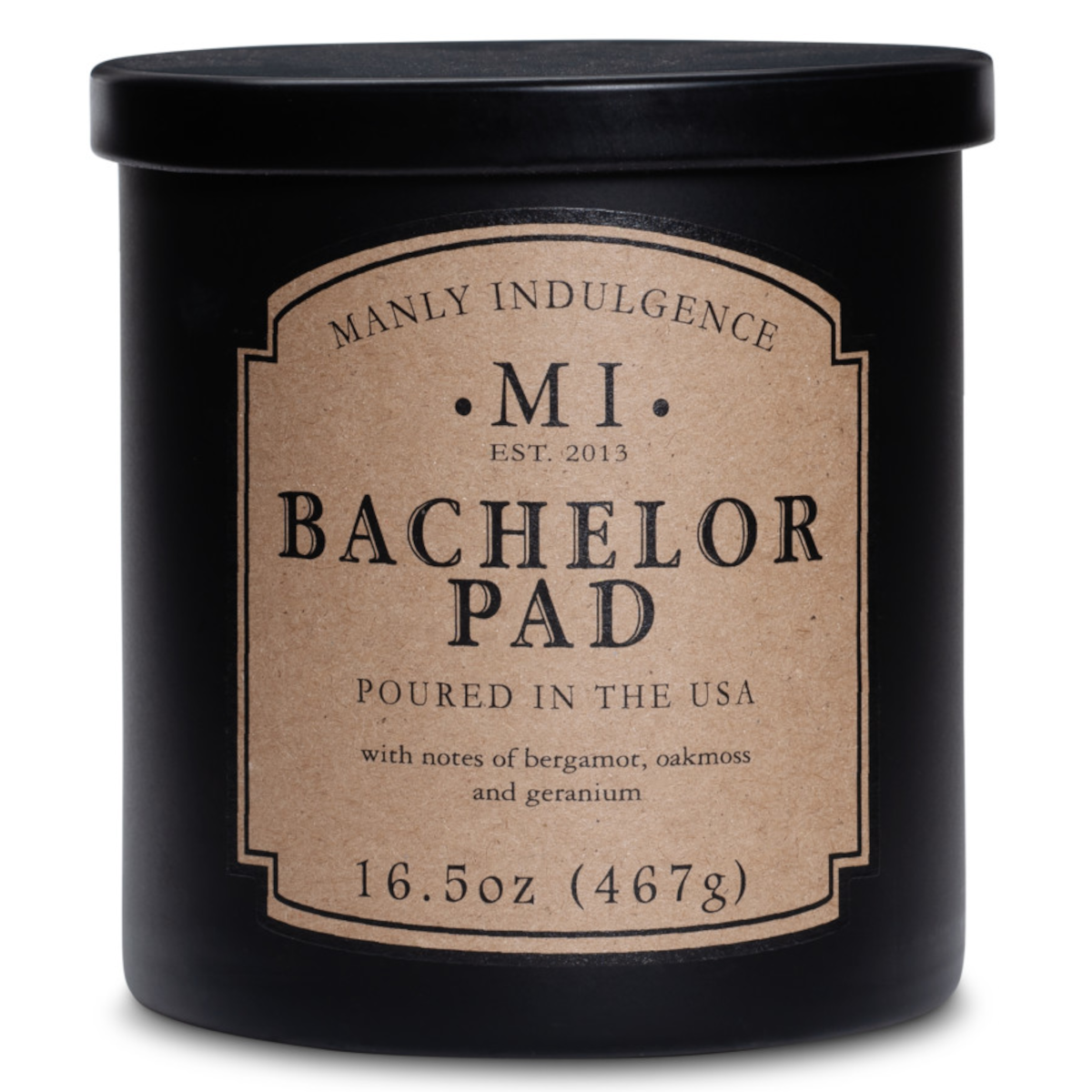 Colonial Candle - Manly Indulgence - Classic - Bachelor Pad - geurkaars voor mannen - 467 gram Colonial Candle