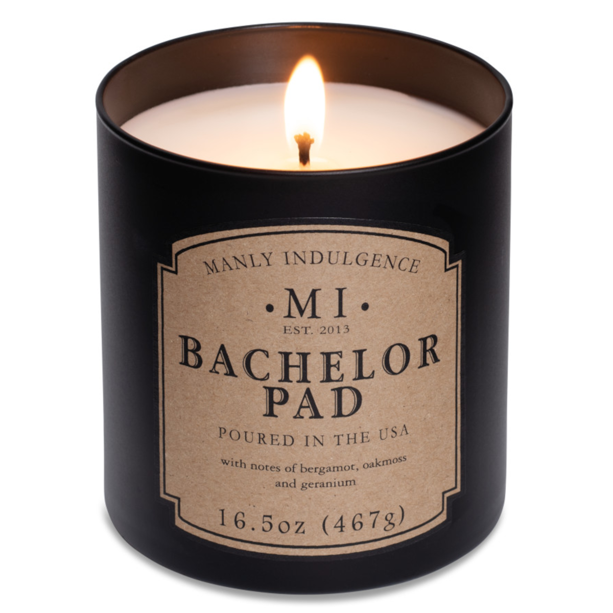 Colonial Candle - Manly Indulgence - Classic - Bachelor Pad - geurkaars voor mannen - 467 gram Colonial Candle