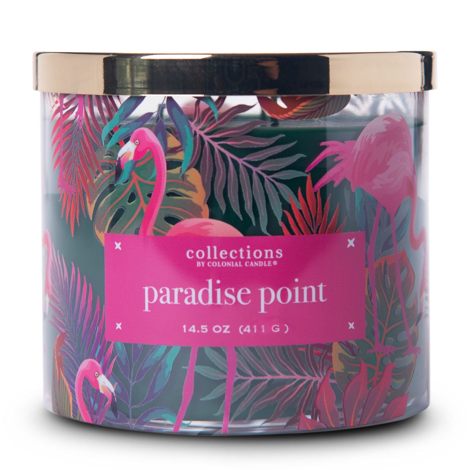 Colonial Candle - Travel Collection - Paradise Point - 411 gram  -  soja geurkaars - KAAARS.nl