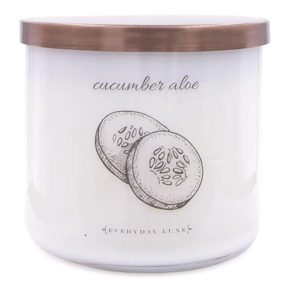 Colonial Candle - Everyday Luxe Cucumber Aloe - sojablend geurkaars  411 gram - KAAARS.NL