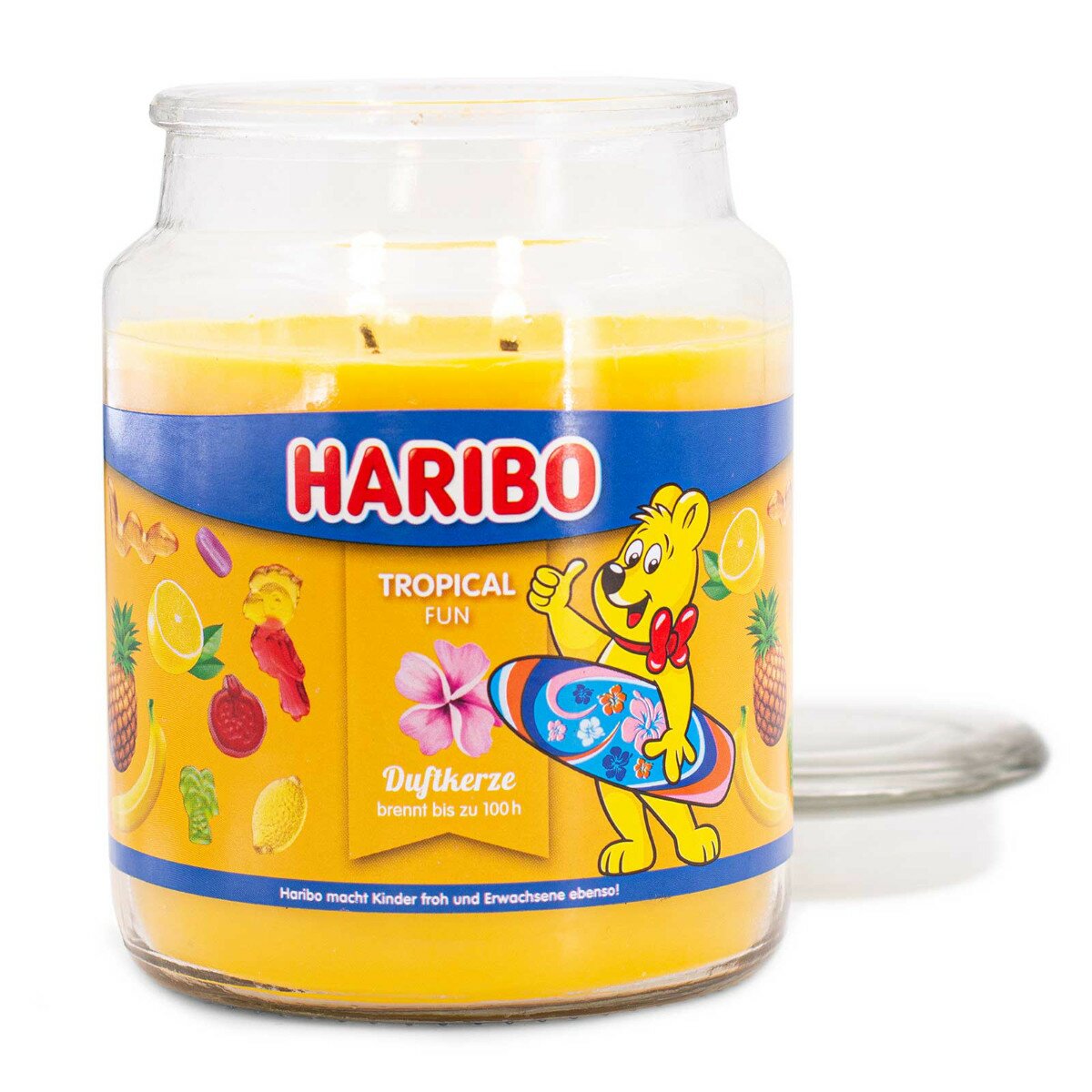 haribo-tropical-fun-grote-geurkaars-510gr-open-deksel